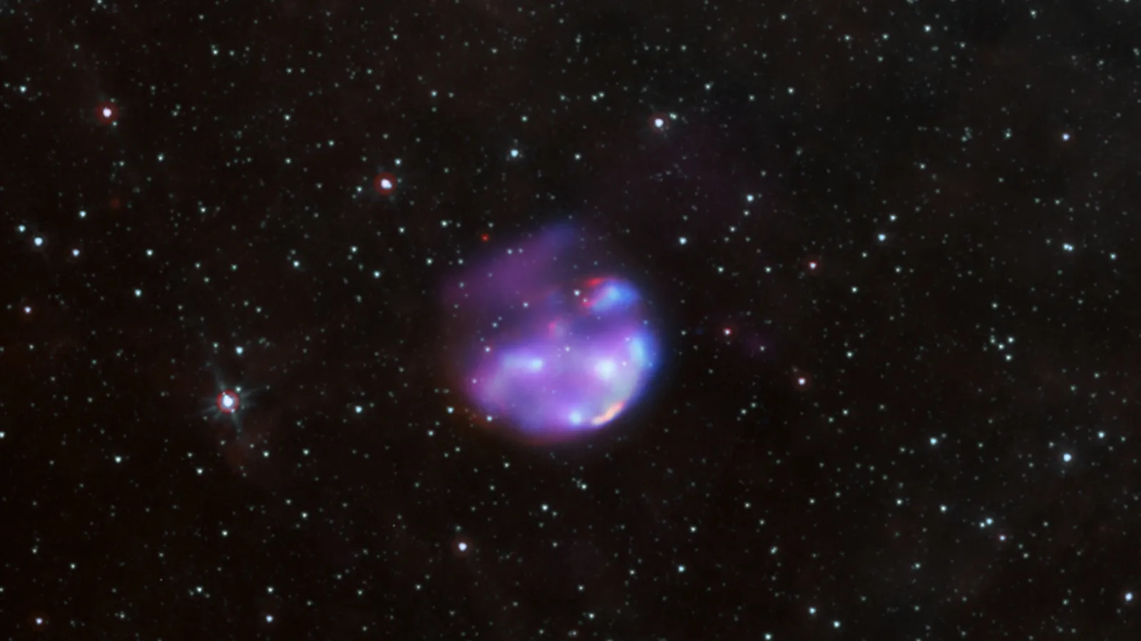 Multi-wavelength image of the SNR G306.3-0.9
